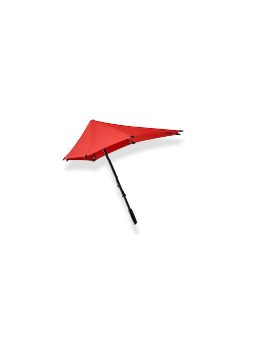 Senz° Umbrelă pentru copii Mâner curbat roșie