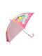 Chanos Kids Curved Handle Umbrella Multicolour