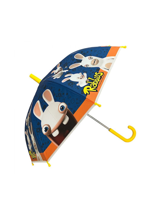 Chanos Kids Curved Handle Umbrella Multicolour