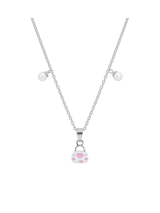 Marea Silver Chain Kids Necklaces D03007/AU