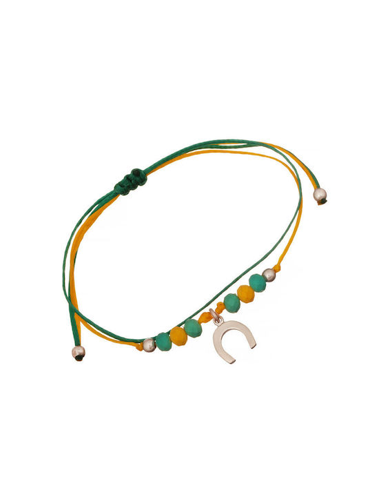 Abadianakis Kids Bracelet Macrame from Silver