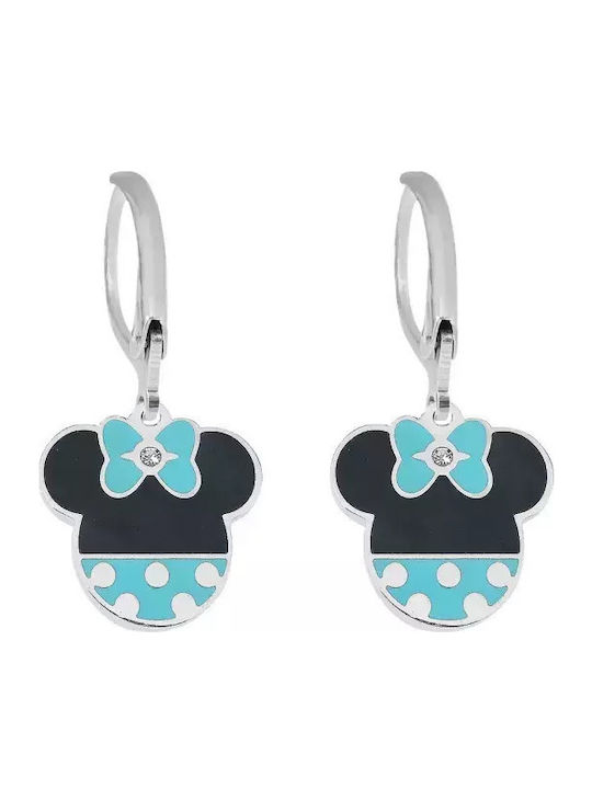 Bode Hypoallergenic Kids Earrings Pendants from Steel Gold-Black-Light Blue