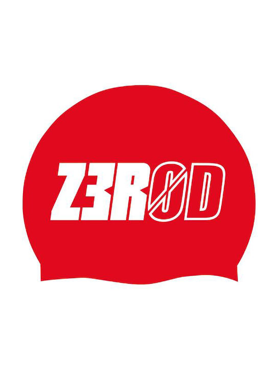 Z3r0d Σκουφάκι Κολύμβησης Ενηλίκων από Σιλικόνη Κόκκινο