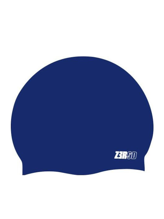 Z3r0d Silicone Adults Swimming Cap Blue
