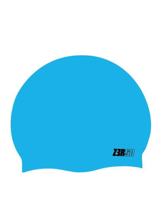 Z3r0d Silicone Adults Swimming Cap Blue