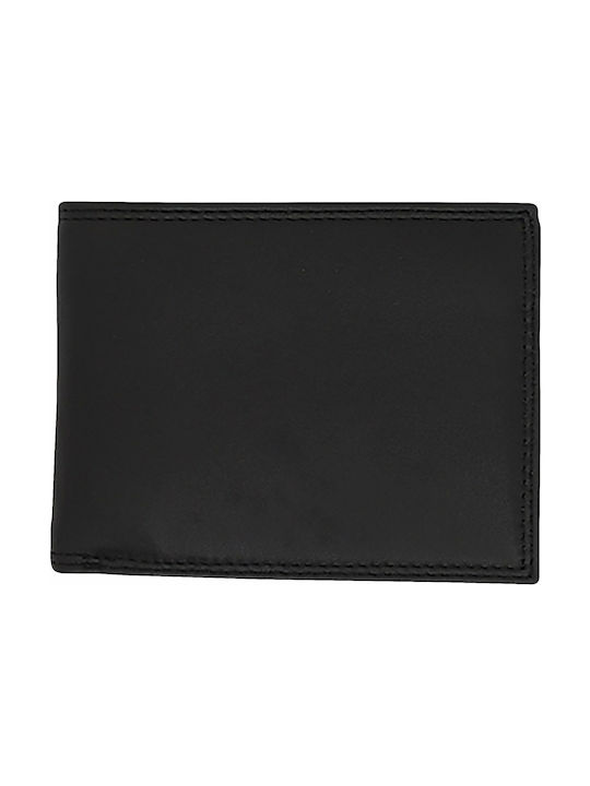 Jacques Hermes Men's Leather Wallet Black