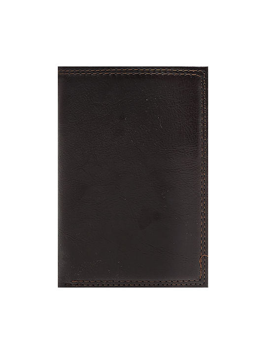 Gift-Me Men's Leather Card Wallet Brown