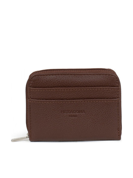 Hexagona Small Leather Women's Wallet Classic B...