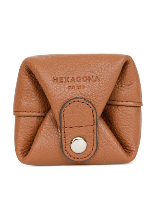 Hexagona Small Leather Women's Wallet Coins Tab...