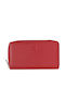 Small Leather Women's Wallet Red