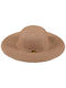 Ble Resort Collection Wicker Women's Hat Beige