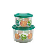 Sugar Booger Kids Set Lunch Plastic Box Green