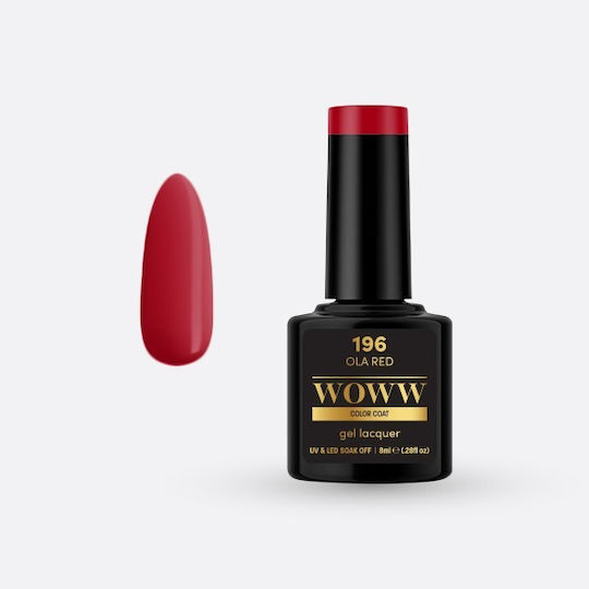 Woww Cosmetics Semi-Permanent Nail Polish 196 8ml 1pcs