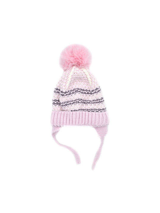 Extan Bebe Kids Beanie Knitted Pink