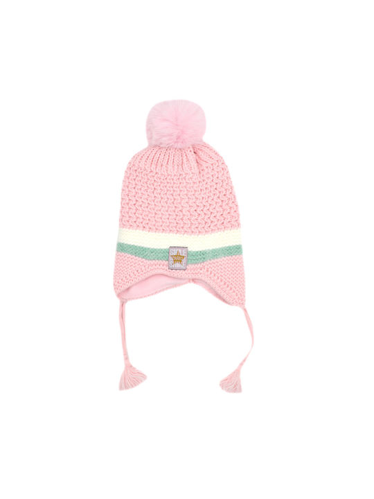 Extan Bebe Kids Beanie Knitted Pink