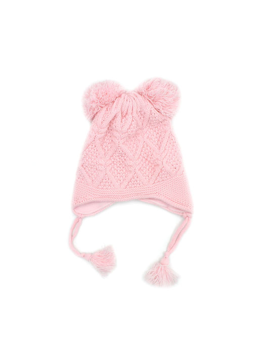 Extan Bebe Kids Beanie Knitted Pink