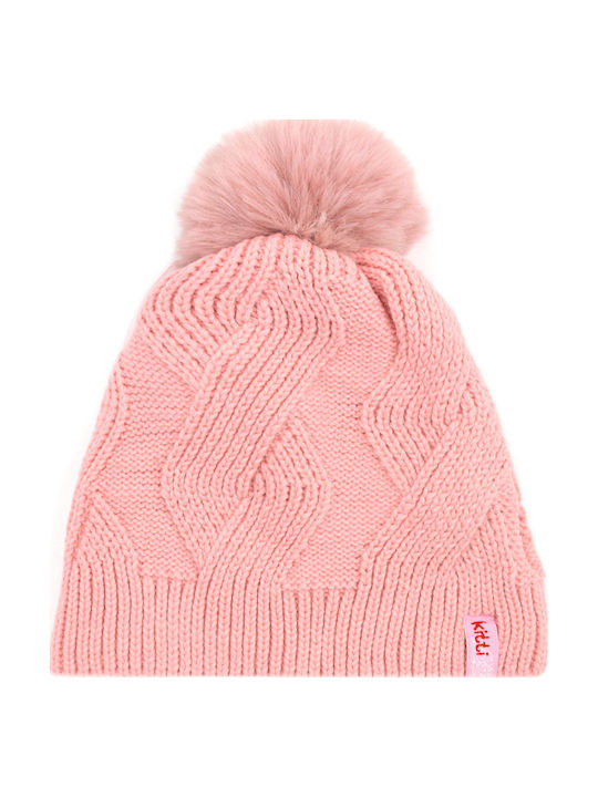 Kinder Mütze Gestrickt Rosa