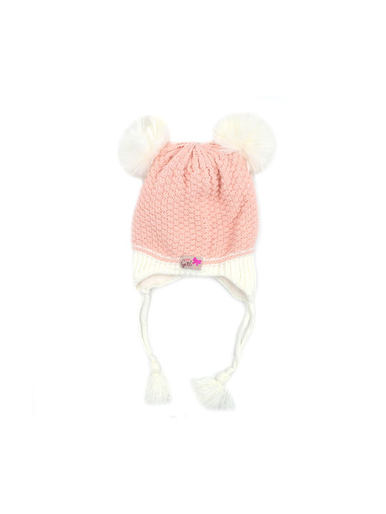 Extan Bebe Kinder Mütze Gestrickt Rosa