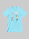 Kinder-T-Shirt Blau