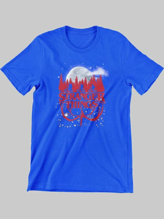 TKT Παιδικό T-shirt Μπλε Stranger Things