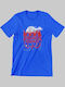 Kinder-T-Shirt Blau Stranger Things