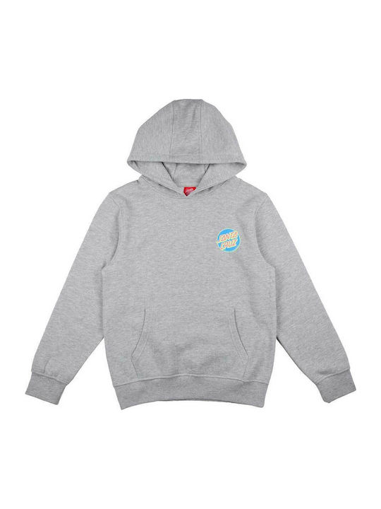 Kids Sweatshirt with Hood and Pockets Gray