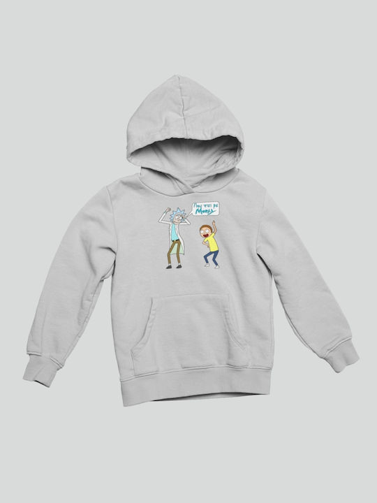 TKT Kinder Sweatshirt mit Kapuze und Taschen Gray