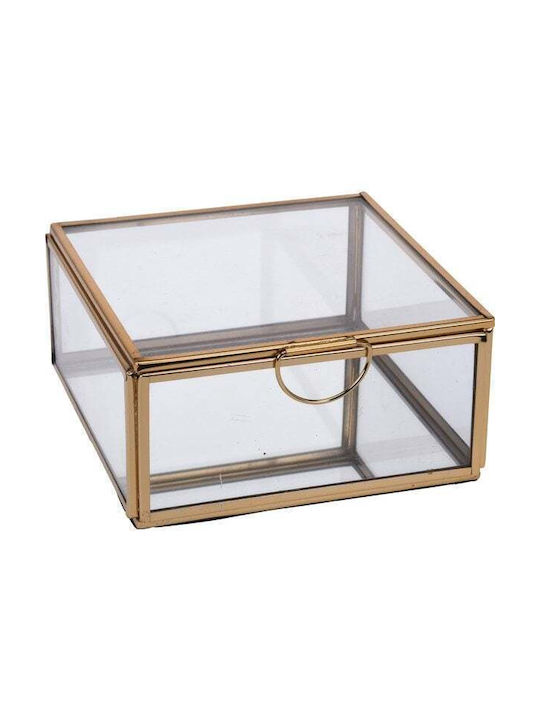 Koopman Metallic Decorative Box 13x13x6cm