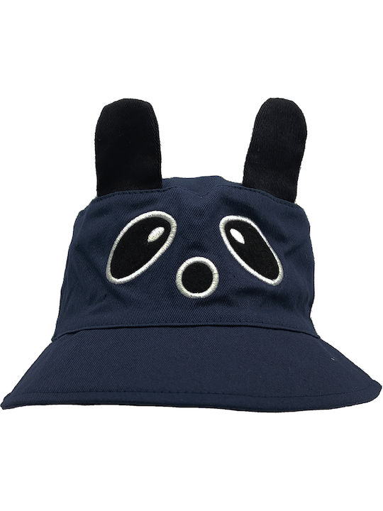 Gift-Me Παιδικό Καπέλο Bucket Υφασμάτινο Navy Μπλε