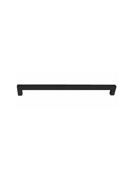 Import Hellas Handgriff Möbelgriff aus Metallisch in Schwarz Farbe 332mm (Zentrenabstand 320mm) 4242 1Stück