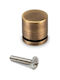 Emuca Antique Knob Furniture made of Metallic in Gold Color D25mm 9359555 1pcs