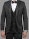 Dezign Men's Summer Suit Black