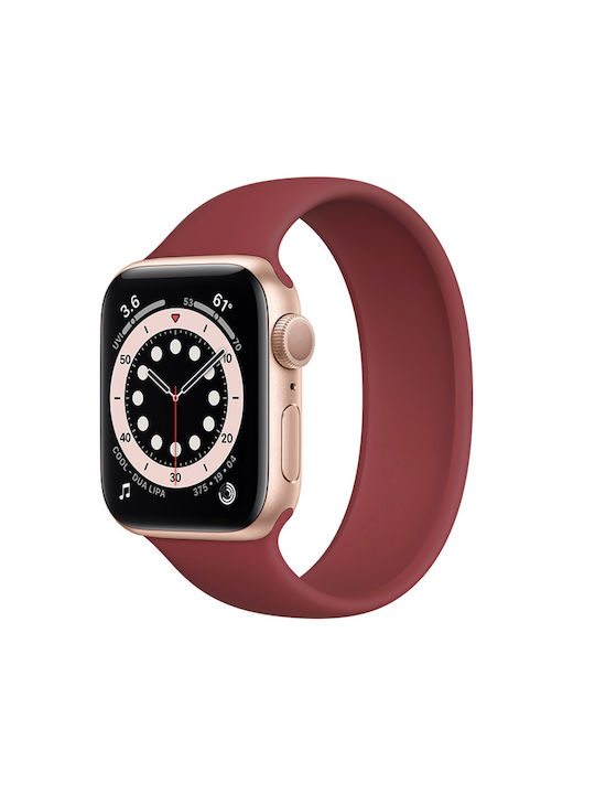 Wiwu Solo Loop Λουράκι Σιλικόνης Κόκκινο (Apple Watch 42/44/45mmRealme Watch)