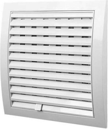 Europlast ND12R Vent Louver 19x12.5cm Square with Screen