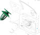 Opel Car Plastic Clip