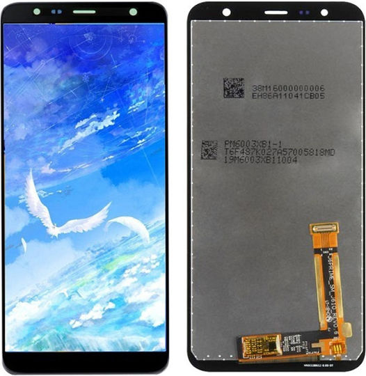 O ecran Incell LCD cu Mecanism Tactil pentru Galaxy J4+ (Negru)