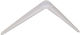 Amig A7-000 Aluminum Corner Shelf White 250x300mm 250