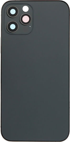 Replacement Back Cover Battery Door Black for Xiaomi 12 Pro iPhone 12 Pro