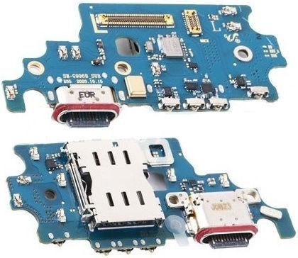 Kabel mit Anschluss zum Aufladen in Silber Farbe für Galaxy S21+ 5G
