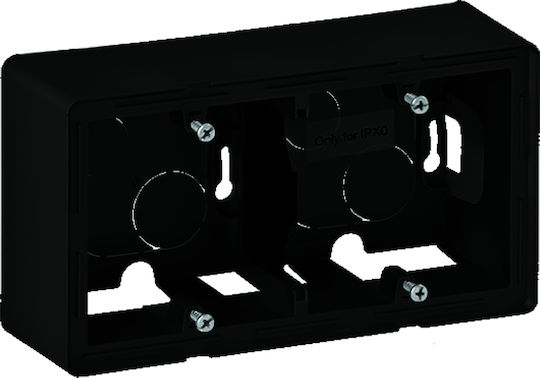 Legrand Valena Life Electrical Junction Box for Outdoor Placement in Black Color