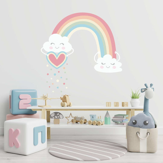 Caravelshop Детска стикерна за стена Стена 120x89бр