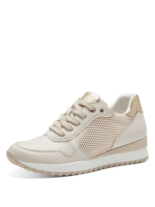 Marco Tozzi Damen Anatomisch Sneakers Beige