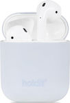 Holdit Husă Silicon în culoarea Albastru deschis pentru Apple AirPods 1 / AirPods 2