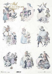 ITD Collection ITD Ριζόχαρτο Decoupage