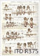 ITD Collection ITD 21x29cm Tissue paper Decoupage