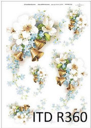 ITD Collection ITD 21x29cm Ριζόχαρτο Decoupage