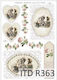 ITD Collection ITD 21x29cm Vintage Tissue paper...