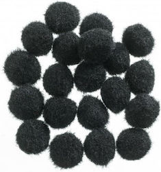 Efco Pom Pom Handwerk Schwarz Set 100Stück