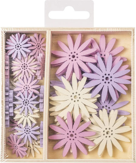 Knorr Prandell Wooden Flowers 54pcs
