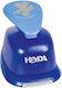 Heyda Perforator cu Modele de Crăciun Albastru